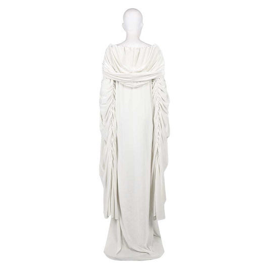 La Guerre des Étoiles Padme Amidala Naberrie Cape Blanche Cosplay Costume