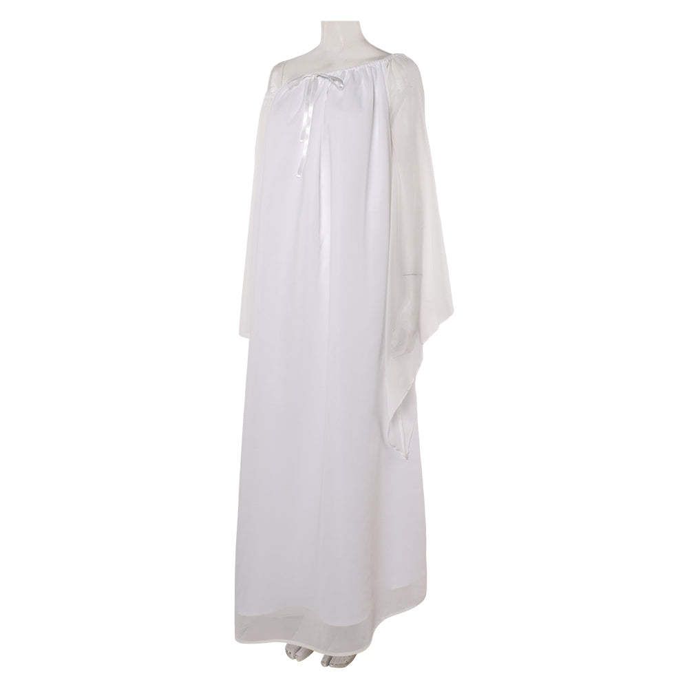 La Guerre des Étoiles Padme Amidala Naberrie Pyjama Robe Blanche Cosplay Costume