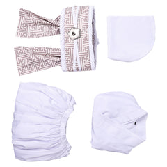 La Guerre des Étoiles Princess Leia Robe Blanche Cosplay Costume