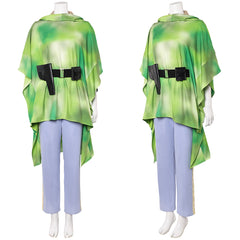 La Guerre des Étoiles Princess Leia Tenue de Cape Camouflage Verte Cosplay Costume