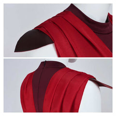 La Guerre des Étoiles Sœurs de La Nuit Merrin Tenue Rouge Cosplay Costume