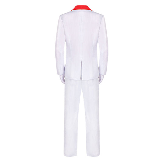 Le Balafré 1983 Al Pacino Tenue Blanche et Rouge Cosplay Costume