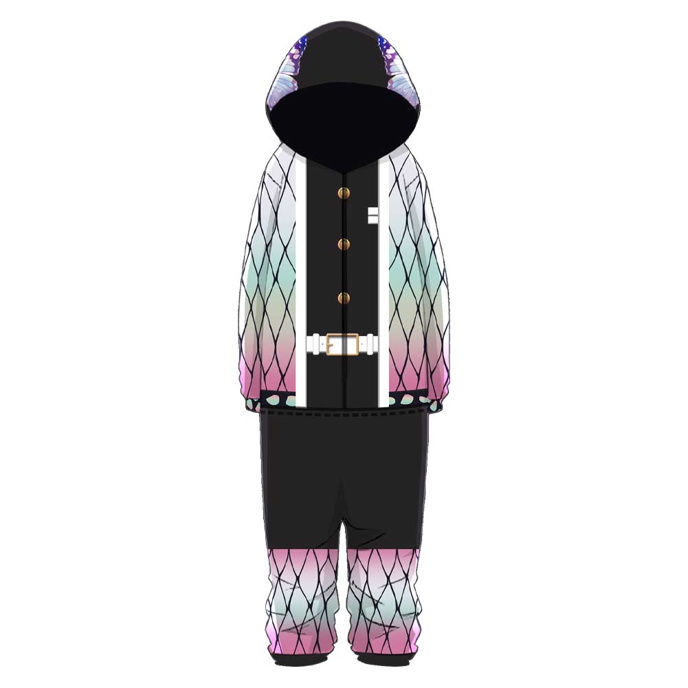 Les Rôdeurs de la Nuit Kochou Shinobu Pyjama Une Pièce Cosplay Costume