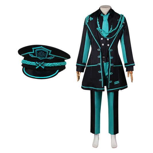 Limbus Company Ishmael Tenue Noire Cosplay Costume