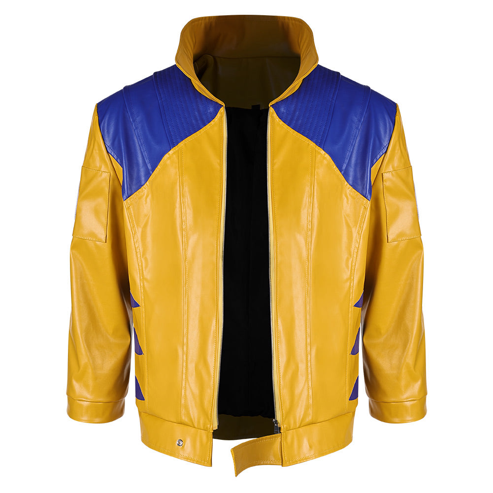 Logan Wolverine Veste Jaune et Bleue Cosplay Costume