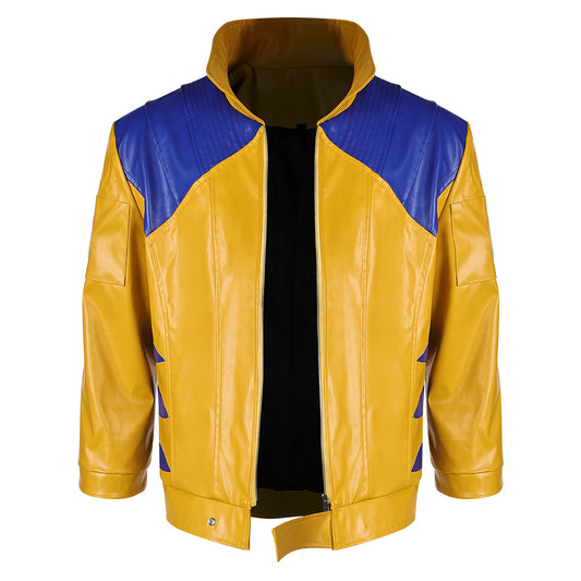 Logan Wolverine Veste Jaune et Bleue Cosplay Costume