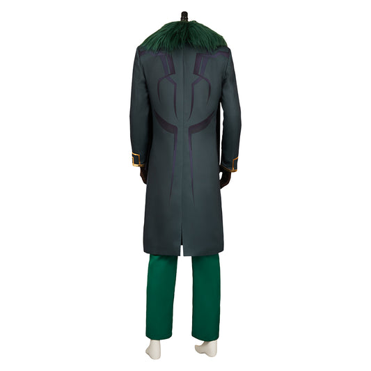 Loki Président Tenue Verte Cosplay Costume