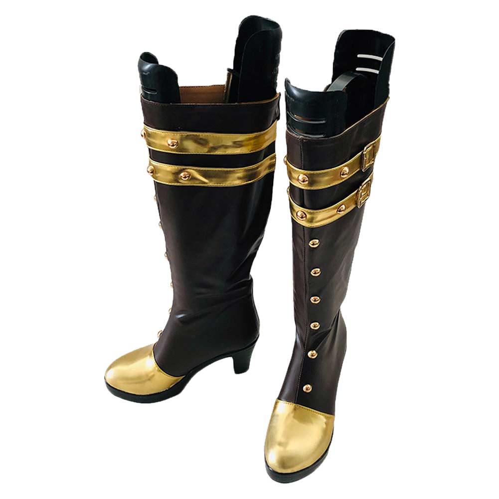 LOL League Of Legends Caitlyn Cosplay Chaussures Noires