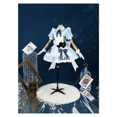 LoveLive TCG Muse μ's Robe Blanche et Bleue Cosplay Costume