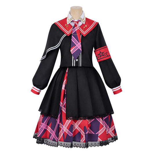 Magical Girl Witch Trials Nikaidou Hiro Tenue Noire Cosplay Costume