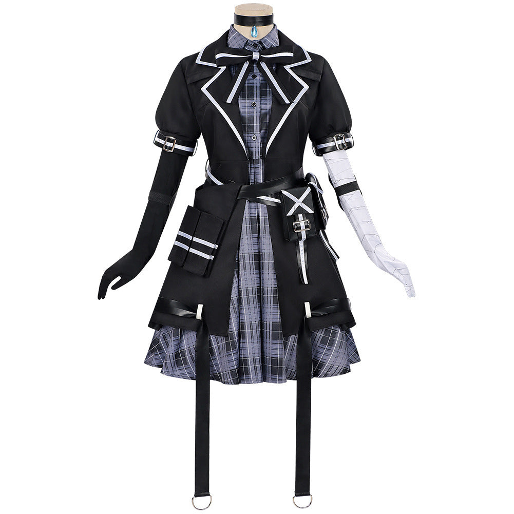 Magical Girl Witch Trials(2025) Tachibana Sherry Robe Noire et Violette Cosplay Costume