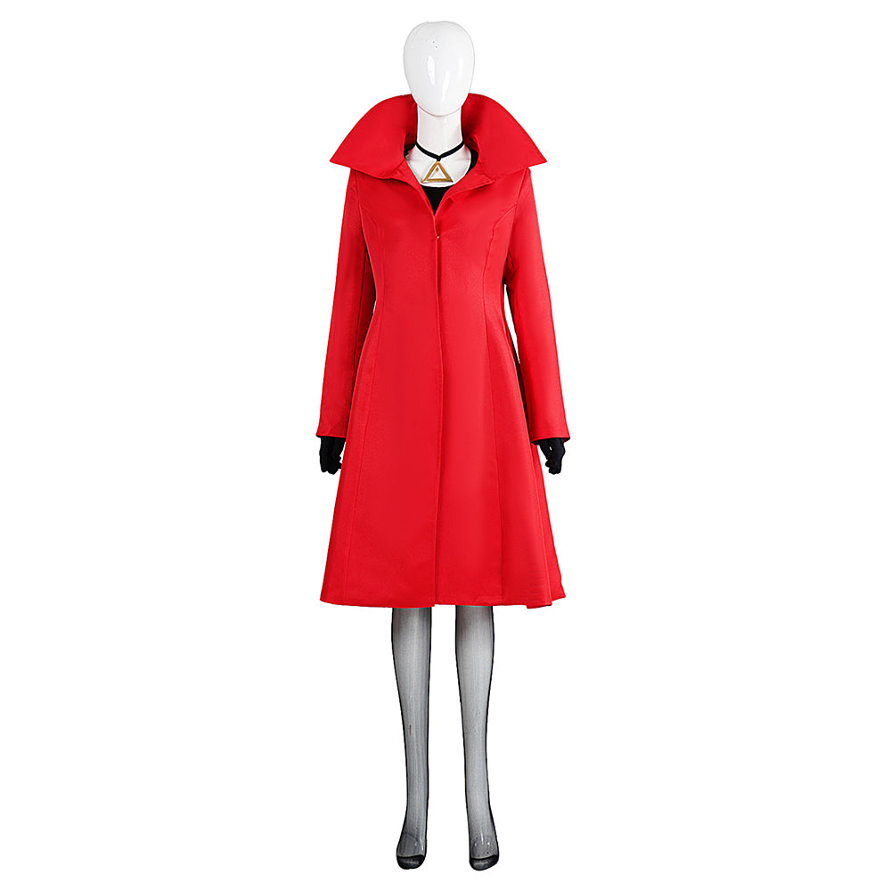 Mais Où Se Cache Carmen Sandiego? Carmen Tenue Rouge Cosplay Costume