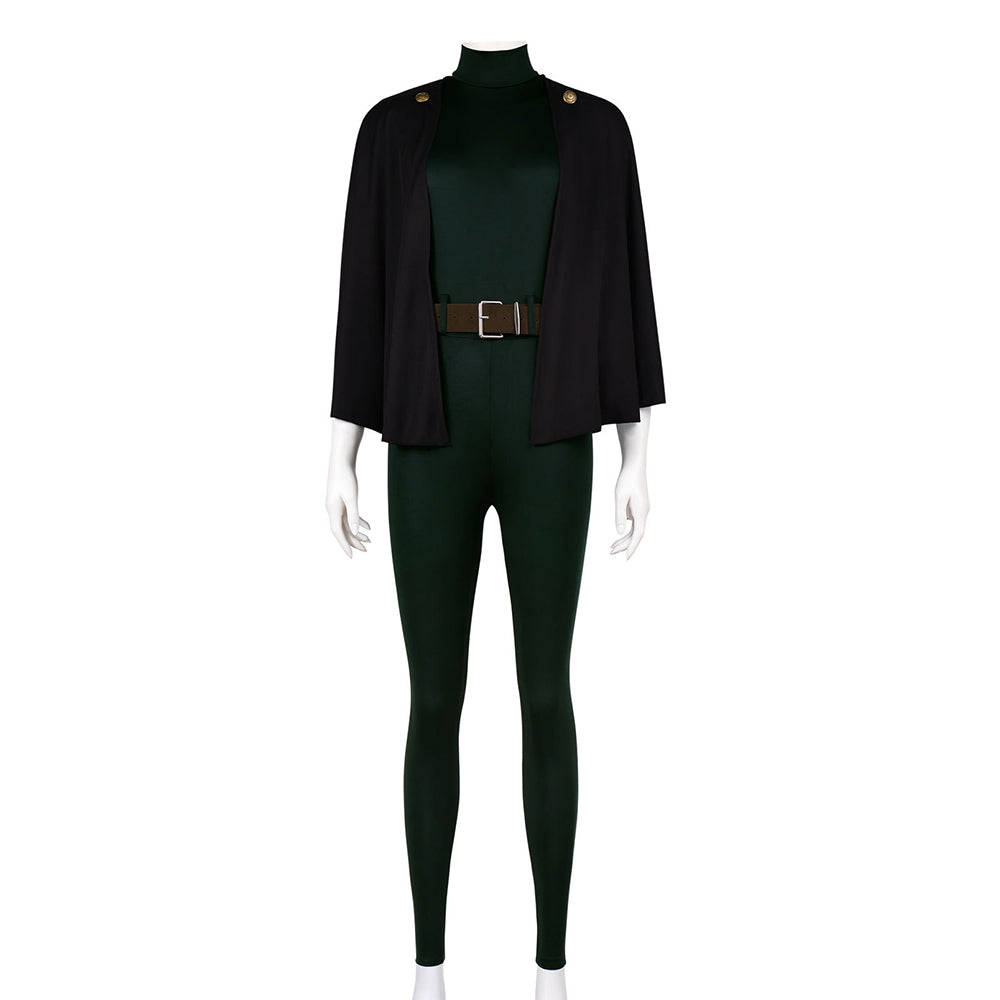 Maki Zenin Tenue Noire et Vert Foncé Cosplay Costume