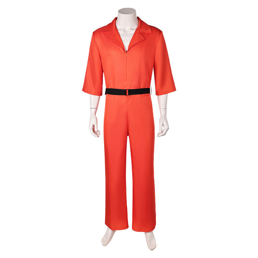 Manhunt: Luigi Mangione and the CEO Murder Luigi Uniforme de Prison Orange Cosplay Costume