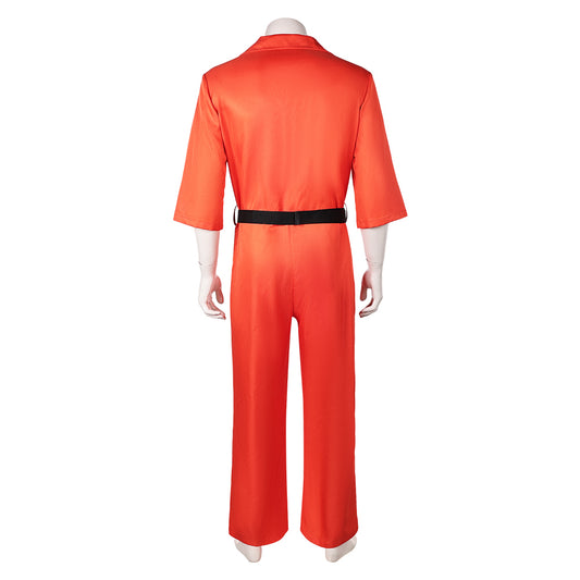 Manhunt: Luigi Mangione and the CEO Murder Luigi Uniforme de Prison Orange Cosplay Costume
