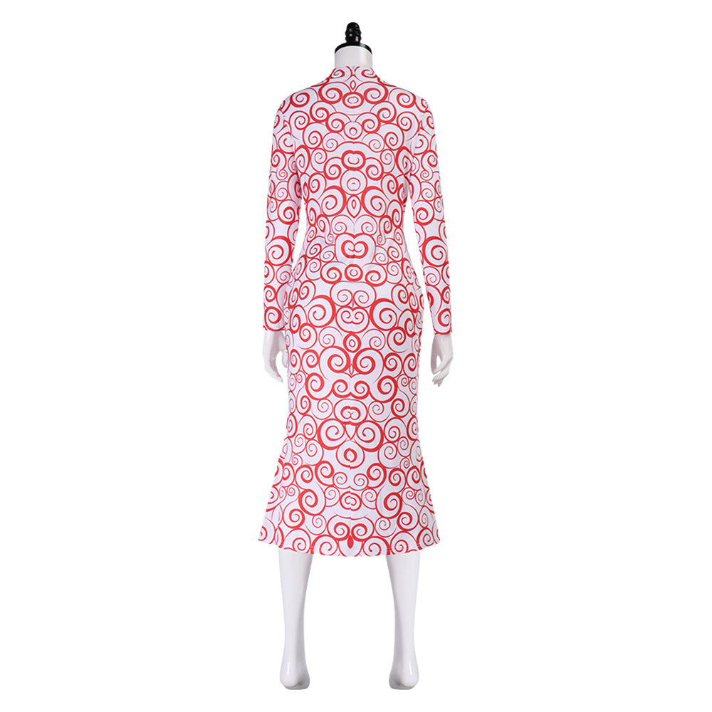 Mars Attacks Martian Girl Robe Rouge Cosplay Costume