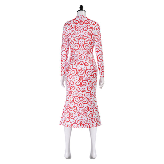 Mars Attacks Martian Girl Robe Rouge Cosplay Costume