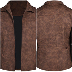 Mission: Impossible(2025) Ethan Hunt Veste Brune Cosplay Costume