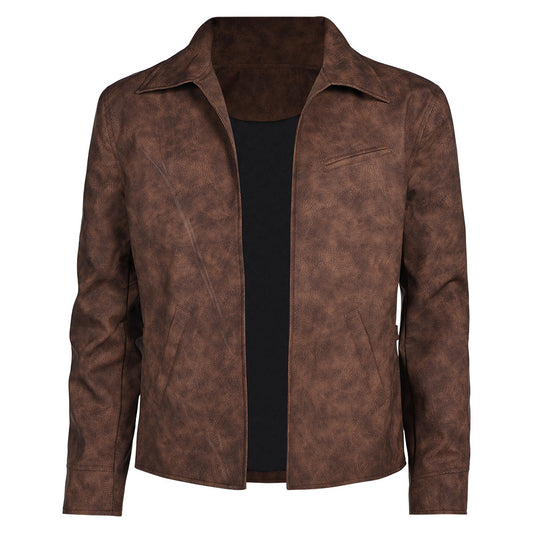 Mission: Impossible(2025) Ethan Hunt Veste Brune Cosplay Costume
