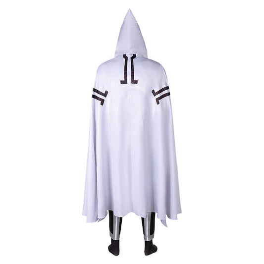 Moon Knight Tenue Blanche et Noire Cosplay Costume