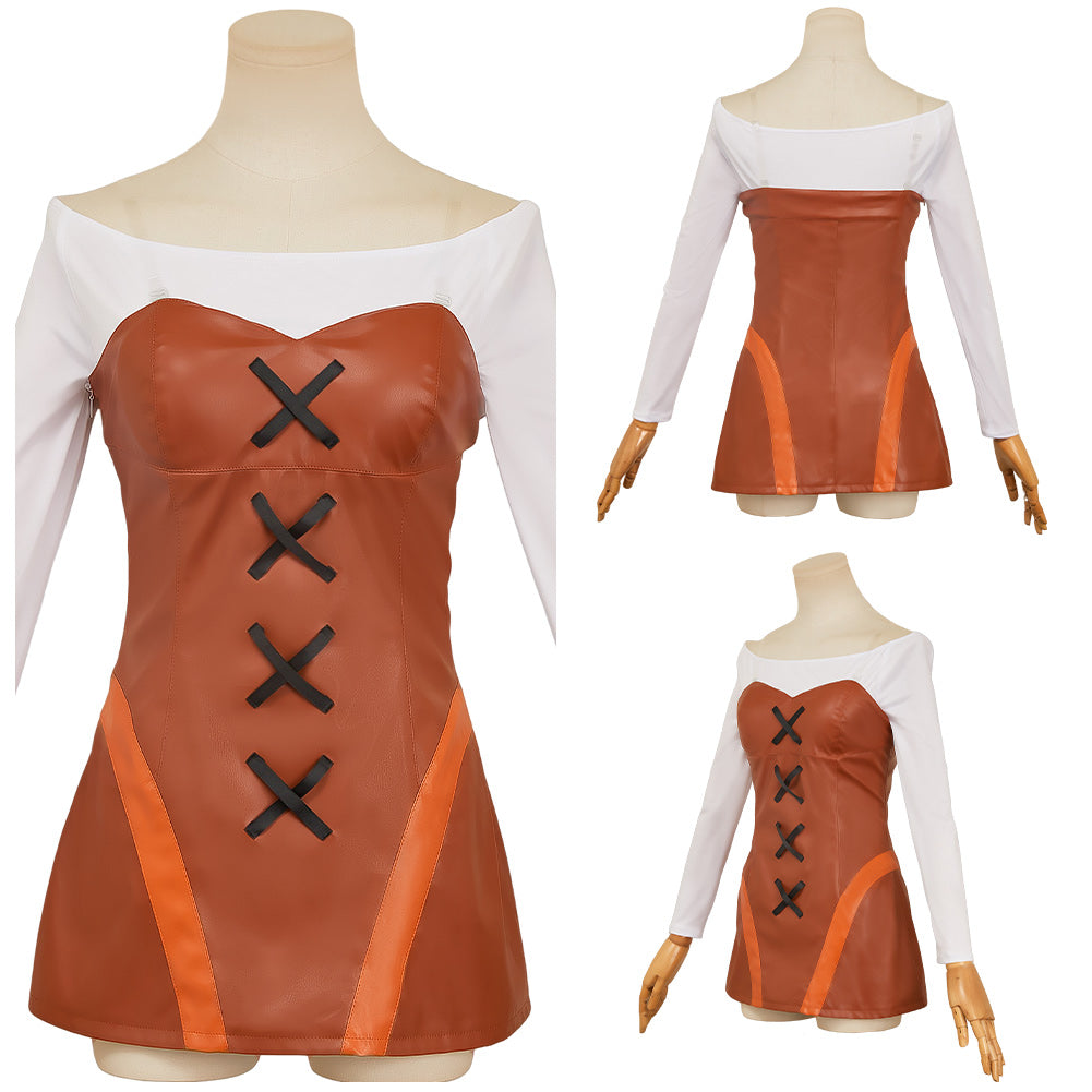 New Panty & Stocking with Garterbelt(2025) Panty Tenue Marrone Cosplay Costume