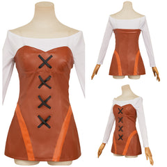 New Panty & Stocking with Garterbelt(2025) Panty Tenue Marrone Cosplay Costume