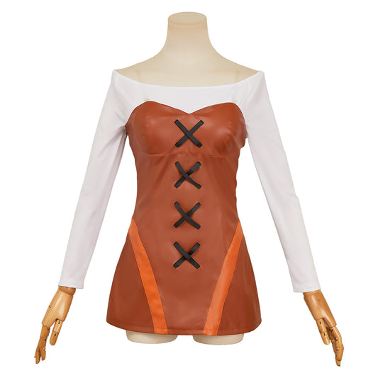 New Panty & Stocking with Garterbelt(2025) Panty Tenue Marrone Cosplay Costume