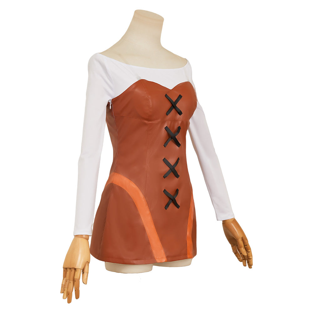 New Panty & Stocking with Garterbelt(2025) Panty Tenue Marrone Cosplay Costume