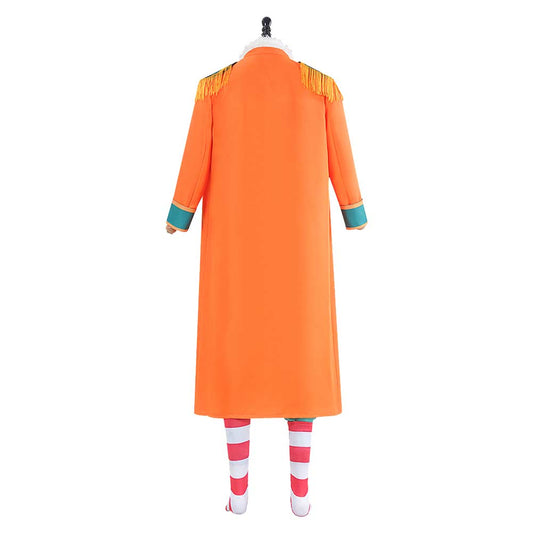 One Piece Buggy Tenue Orange Cosplay Costume
