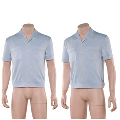 One Piece Live Action 2(2026) Sanji Chemise Bleue Cosplay Costume