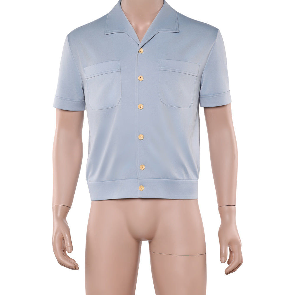 One Piece Live Action 2(2026) Sanji Chemise Bleue Cosplay Costume