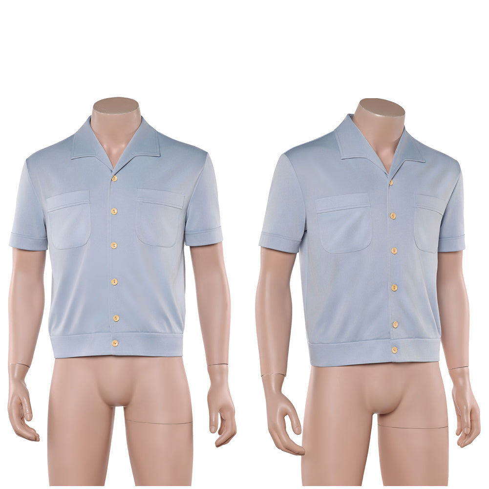 One Piece Live Action 2(2026) Sanji Chemise Bleue Cosplay Costume