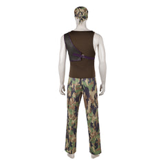 One Piece Live Action 2(2026) Usopp Tenue de Camouflage Verte Cosplay Costume