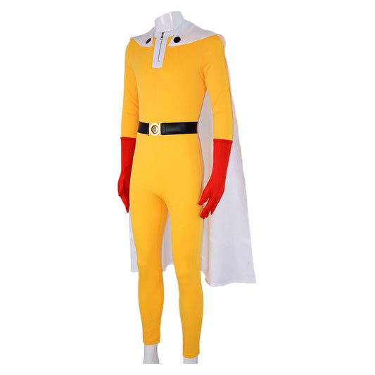 One Punch Man 3(2025) Saitama Combinaison Jaune Cosplay Costume