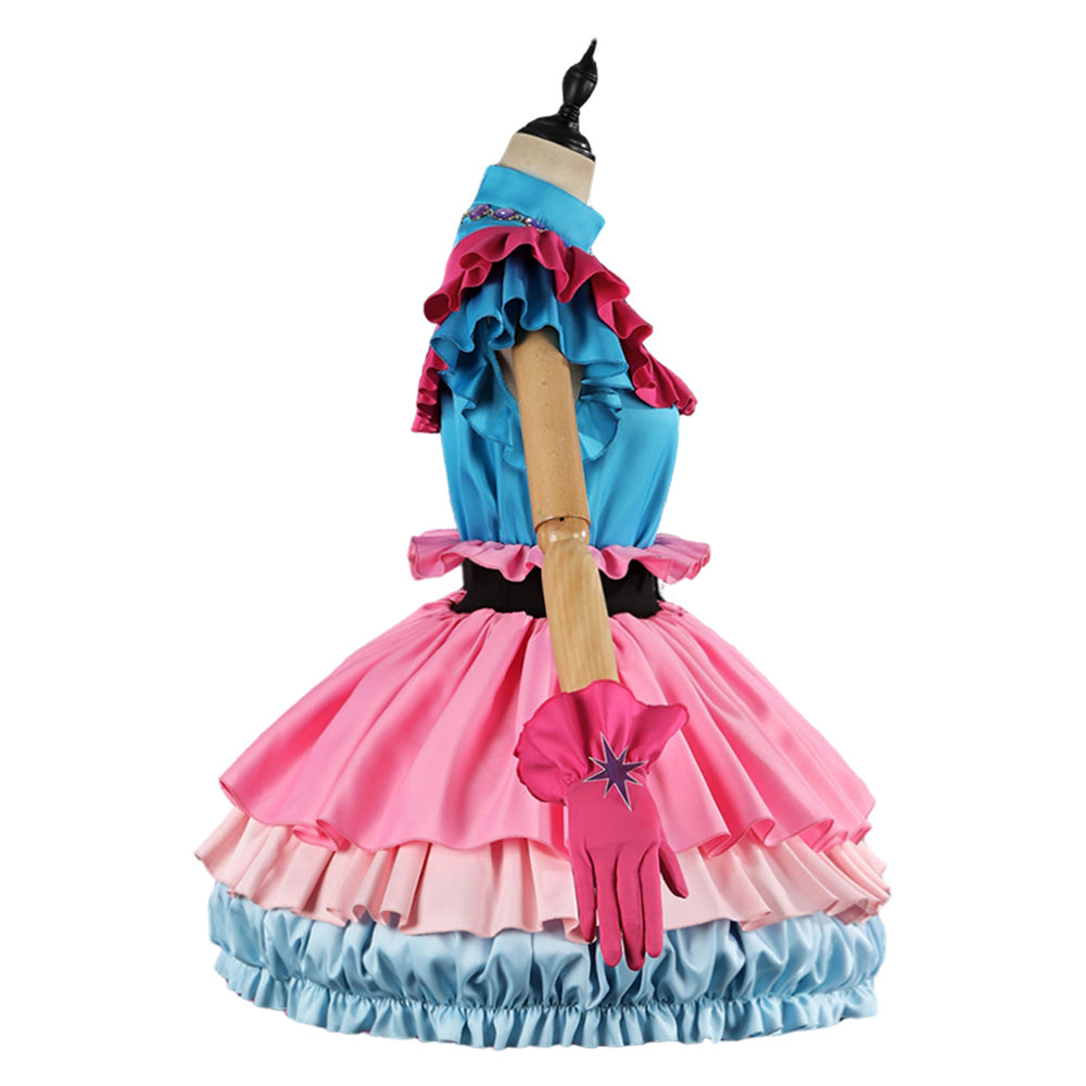 Oshi no Ko(2026) Hoshino Ai Robe Rose et Bleue Cosplay Costume