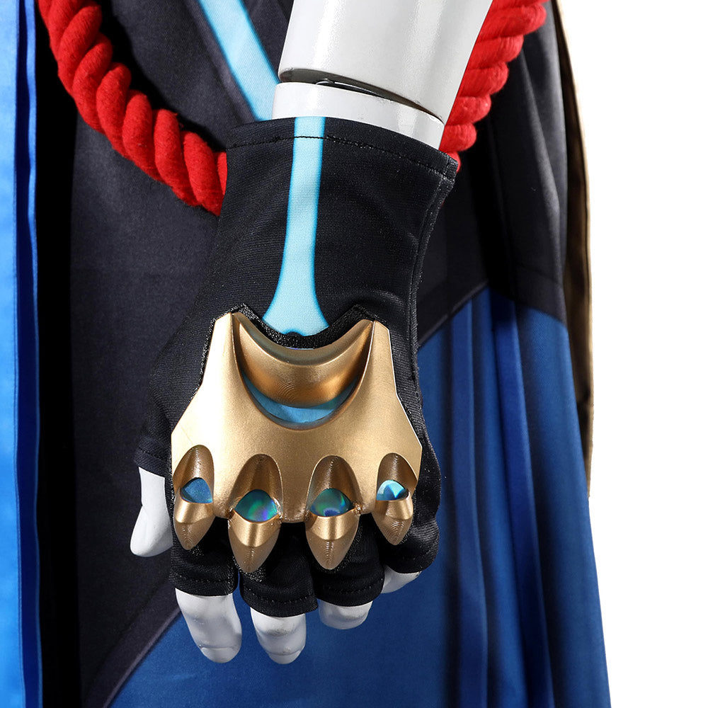 Overwatch Wuyang Ye Tenue Blanche et Bleue Cosplay Costume