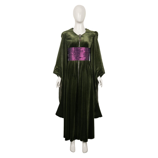 Padme Amidala Naberrie Robe Verte Cosplay Costume