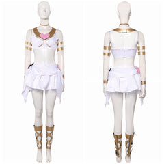 Panty & Stocking Panty Tenue de Combat Blanche Cosplay Costume