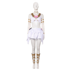Panty & Stocking Panty Tenue de Combat Blanche Cosplay Costume