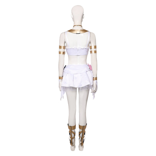 Panty & Stocking Panty Tenue de Combat Blanche Cosplay Costume