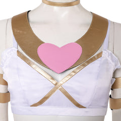 Panty & Stocking Panty Tenue de Combat Blanche Cosplay Costume