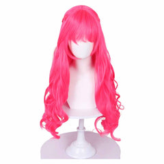 Pink Descendants: Wicked Wonderland Cosplay Wig Heat Resistant Synthetic Hair Carnival Halloween Party Props  