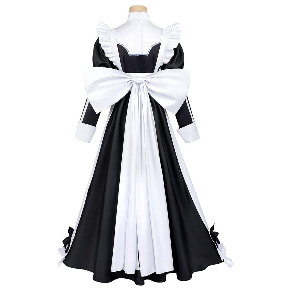Playing Death Games to Put Food on the Table(2026) Aoi Robe de Soubrette Cosplay Costume
