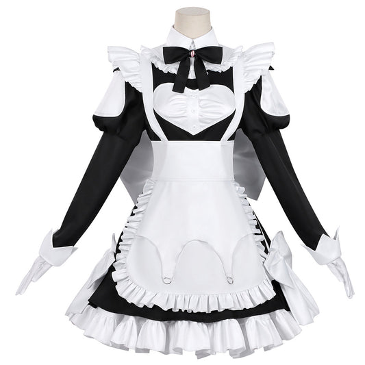 Playing Death Games to Put Food on the Table(2026) Momono Robe de Soubrette Cosplay Costume