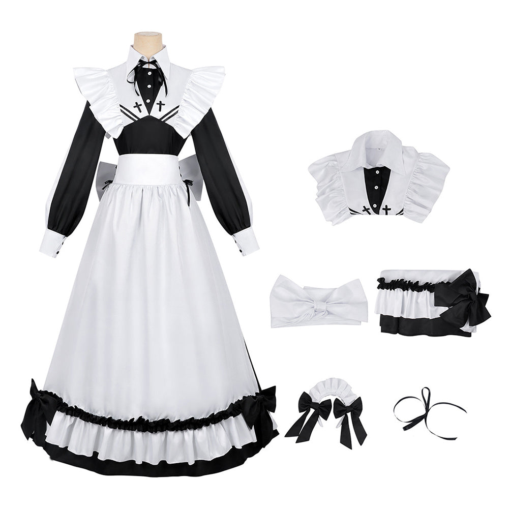 Playing Death Games to Put Food on the Table(2026) Yuuki Sorimachi Tenue de Soubrette Cosplay Costume