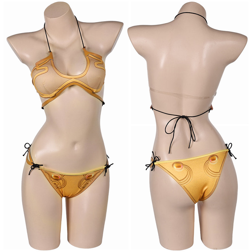 Princess Leia Maillot de Bain Bikini Cosplay Costume