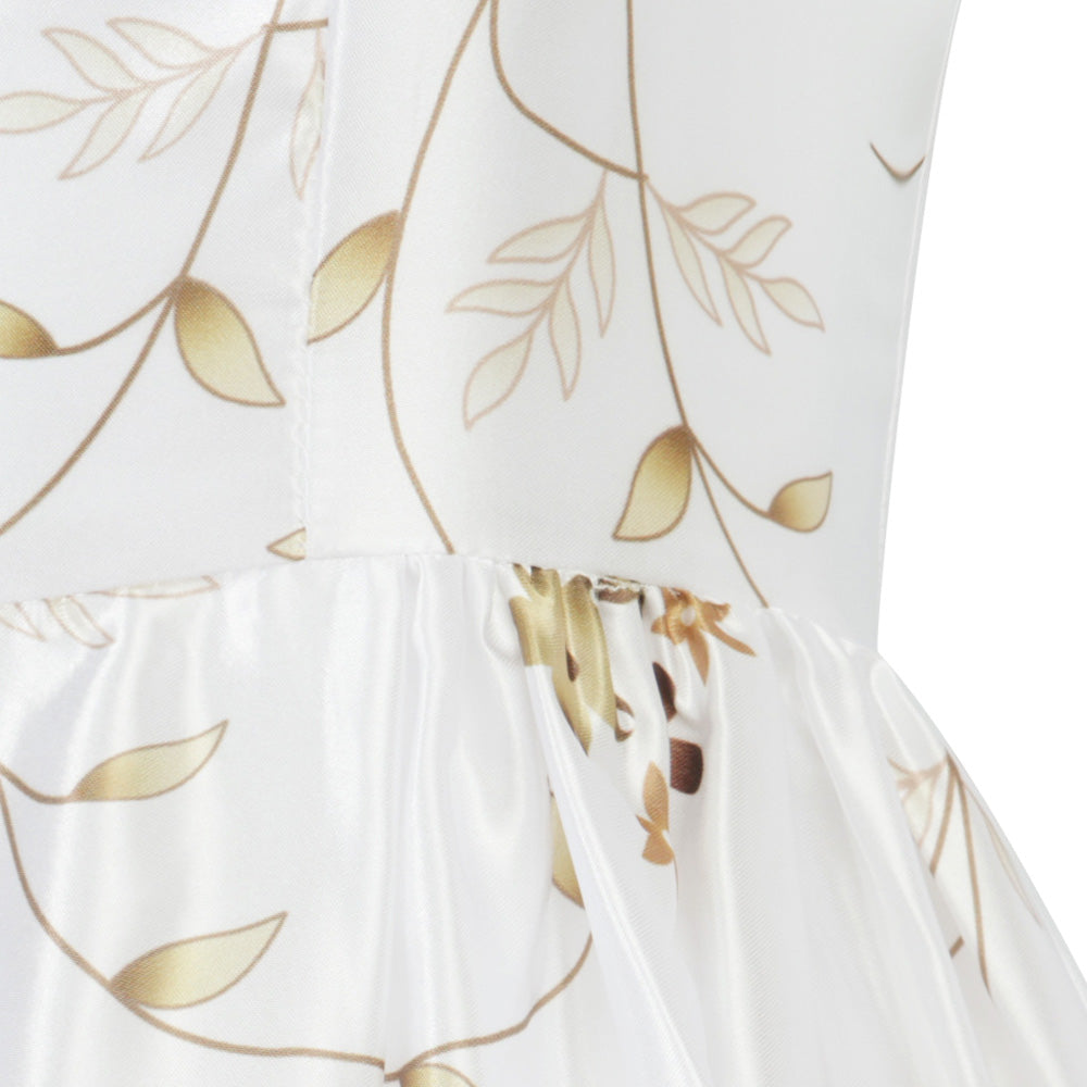 Princesse Malgré Elle Robe Blanche Cosplay Costume