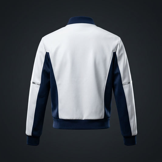 Cosplay Costume Mister Fantastic Avengers: Doomsday(2026) Film Cosplay Veste Blanche et Bleue Homme