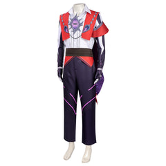 Cosplay Costume Enzo Roco Kingdom(2026) Jeu Cosplay Tenue Rouge Homme