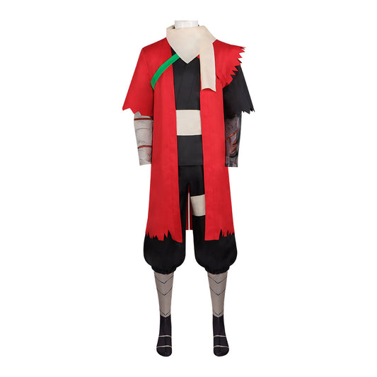Cosplay Costume Sekiro Sekiro: No Defeat(2026) Anime Cosplay Tenue Rouge Homme